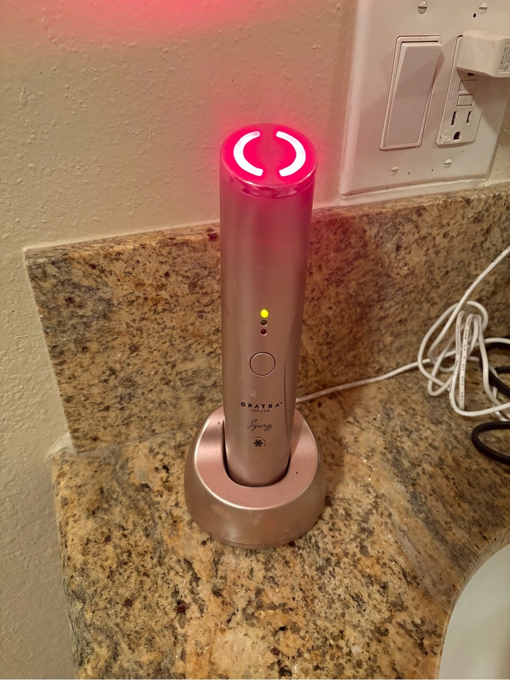 Patra Rose Gold LED Skincare Device - Red Light Therapy Wand